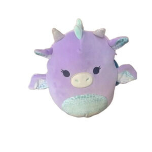 BNWT Squishmallows Drow the Dragon 7.5 inch Rare​ Sold Out​